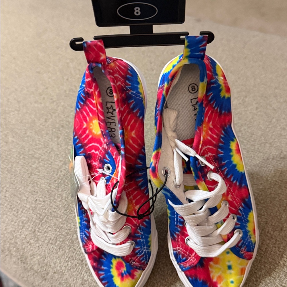 Love Multicolor Tie-Dye Sneakers